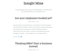 Tablet Screenshot of insightmine.com